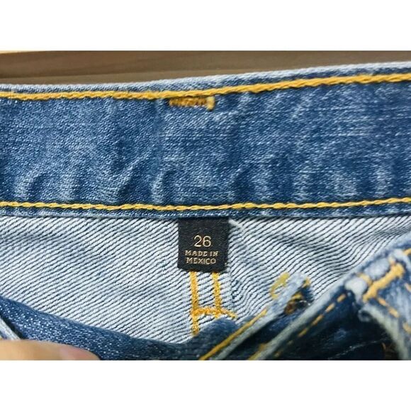 FRYE Jeans Women’s 26 Blue Denim Straight Leg - Picture 5 of 7